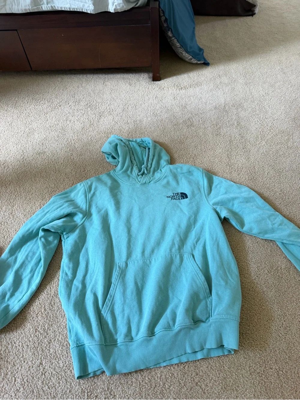 The North Face light aqua
